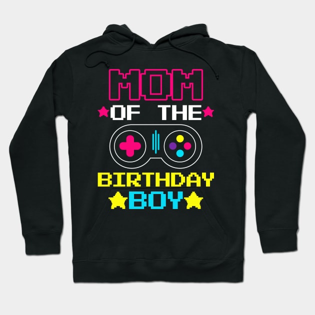 Mom Of The Birthday Boy Gift Hoodie by SinBle